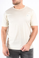 CP Company Mercerised Patch T-Shirt 70/2 Gasato Frozen Drew