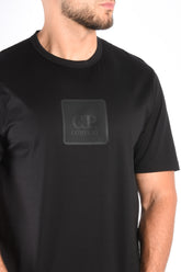 CP Company Metropolis Mercerized Chest Logo Black