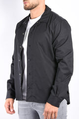 CP Company Metropolis Overshirt Gabardine PD - Black