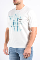 CP Company Metropolis Series Mercerized Graphic T-Shirt Gauze White