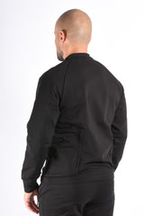 CP Company Metropolis Series Stretch Fleece Sweater Black
