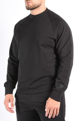 CP Company Metropolis Series Stretch Fleece Sweater Black