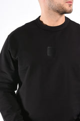 CP Company Metropolis Series Stretch Fleece Sweater Black