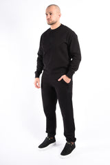 CP Company Metropolis Series Stretch Fleece Sweater Black