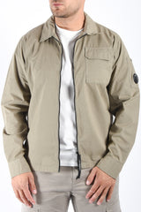 CP Company Organic Gabardine Overshirt Fallen Rock