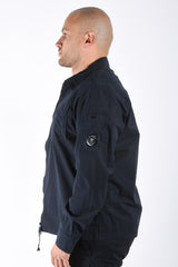CP Company Organic Gabardine Overshirt Total Eclipse