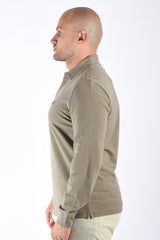 CP Company Polo Longsleeve Stretch Fallen Rock