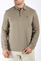 CP Company Polo Longsleeve Stretch Fallen Rock