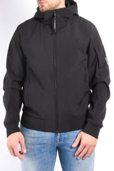 CP Company Soft Shell R Hooded Lens Jacket Black