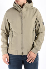CP Company Soft Shell R Hooded Jacket Fallen Rock