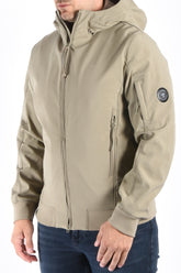 CP Company Soft Shell R Hooded Jacket Fallen Rock