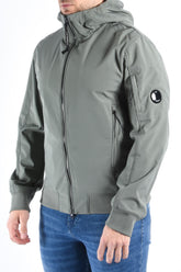 CP Company Soft Shell R Hooded Lens Jacket Laurel Wreath