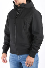 CP Company Softshell Goggle Jacket Black