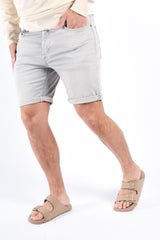 Denham RIDGE SHORT C 032 Straight Fit Light Grey