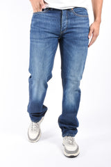 Denham Ridge Bernie Straight Fit Jeans Dark Blue
