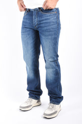 Denham Ridge Bernie Straight Fit Jeans Dark Blue