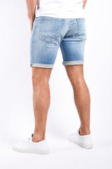 Denham Razor Jeans Shorts FMNWLI Blue
