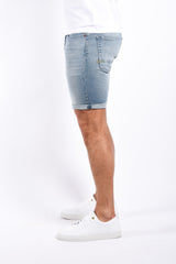 Denham Razor Jeans Shorts VWC Mid Blue
