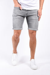 Denham Razor Jeans Shorts WLGFM+ Grey
