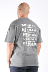 Denham T-Shirt Stamp Tee Grey