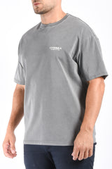 Denham T-Shirt Stamp Tee Grey