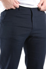 Drykorn Ajend Rglr Linen Pants Dark Blue