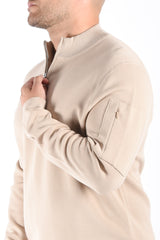 Drykorn Drynamic Half Zip Sweater Tarvik Beige