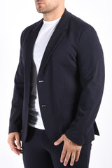 Drykorn Drynamic Stretch Blazer Marls Dark Blue