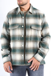 Drykorn - Flannel Jacket Gunray - Green