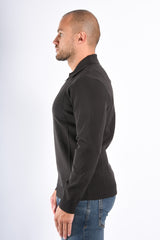 Drykorn - Half Zip Longsleeve Knit Polo Gavvin - Brown