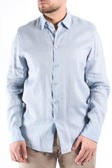Drykorn Linen Blouse Ramis Light Blue