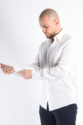 Drykorn Linen Blouse Ramis White