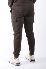 EA7 Cargo Sweatpants 8NPP68 Brown