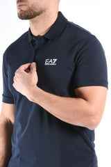 EA7 Cotton Stretch Polo 8NPF14 Armani Blue