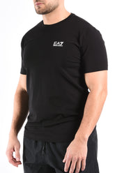 EA7 Cotton Stretch T-Shirt 8NPT26 Black