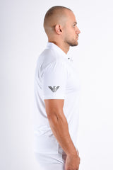 EA7 Multi Sport Stretch Polo Ventus7 White