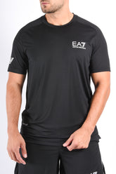 EA7 Multi Sport Stretch T Shirt Ventus7 Black