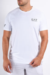 EA7 Multi Sport Stretch T Shirt Ventus7 White