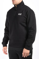 EA7 Half Zip Sweater 8NPM35 Black