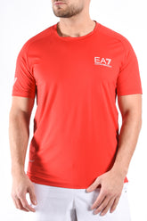 EA7 Multi Sport Stretch T Shirt Ventus7 Red