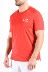 EA7 Multi Sport Stretch T Shirt Ventus7 Red