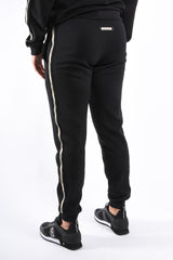 EA7 Striped Sweatpants 7M001482 Black