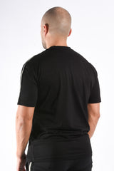 EA7 Striped T-Shirt 7M001476 Black