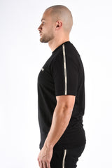 EA7 Striped T-Shirt 7M001476 Black