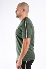 EA7 Striped T-Shirt 7M001476 Green