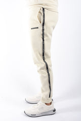 EA7 Sweatpants Striped 7M002198 Beige