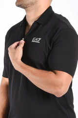 EA7 Tech Polo Zip 7M002480 Black