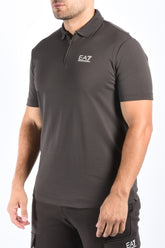 EA7 Tech Polo Zip 7M002480 Brown