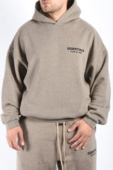Essentials Fear Of God Fleece Dark Heather Hoodie