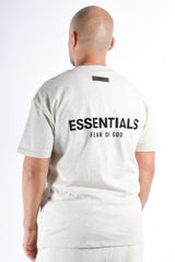 Essentials Fear Of God T-Shirt Light Oatmeal